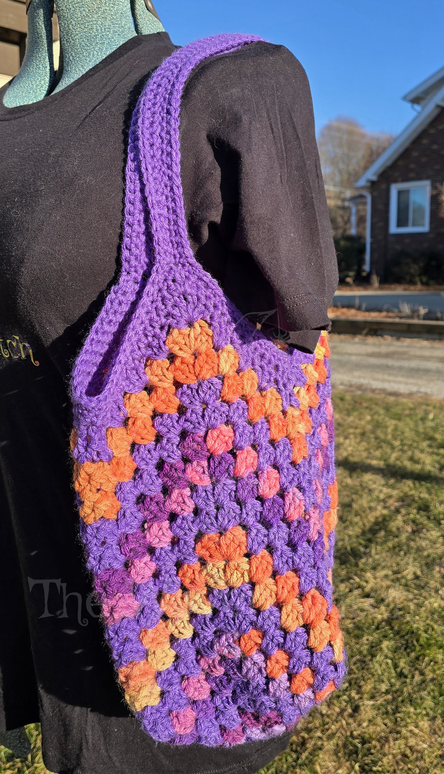 Granny Stitch Market Bag - unlined