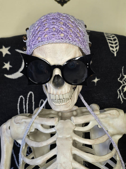 Cotton beaded bandana