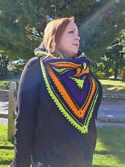 Wild Oleander Hooded Scarf