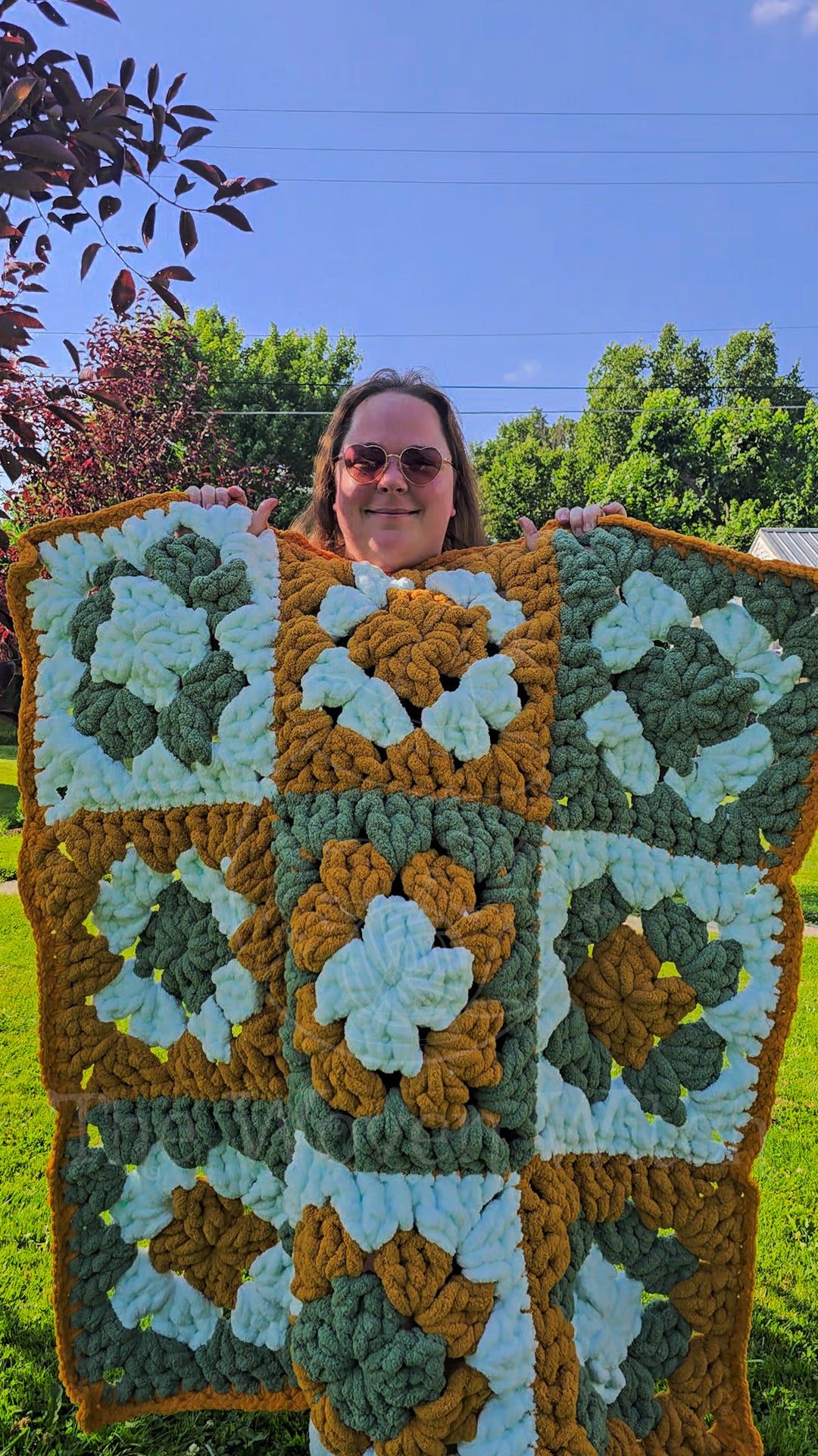 Super Bulky Granny Square Blanket
