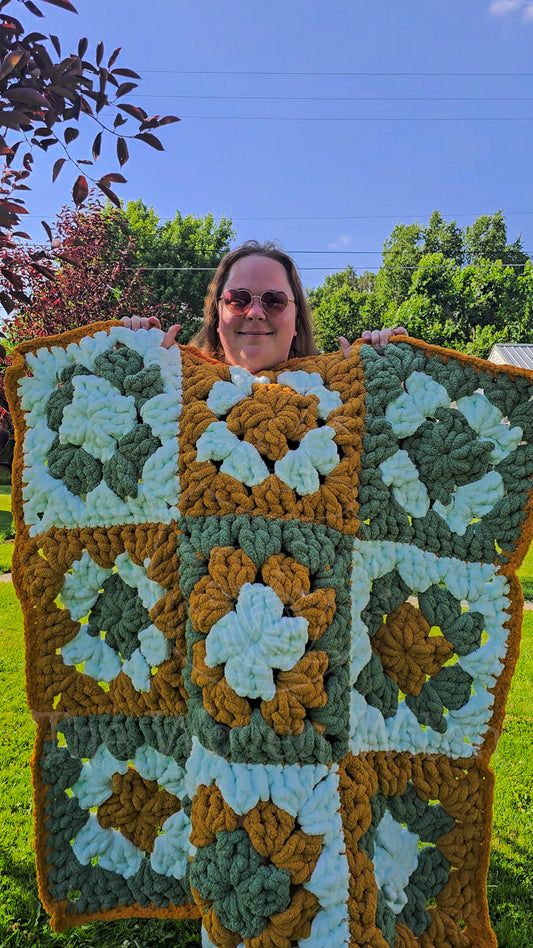 Super Bulky Granny Square Blanket