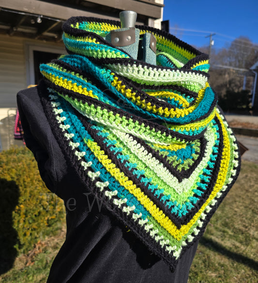 Wild Oleander Hooded Scarf