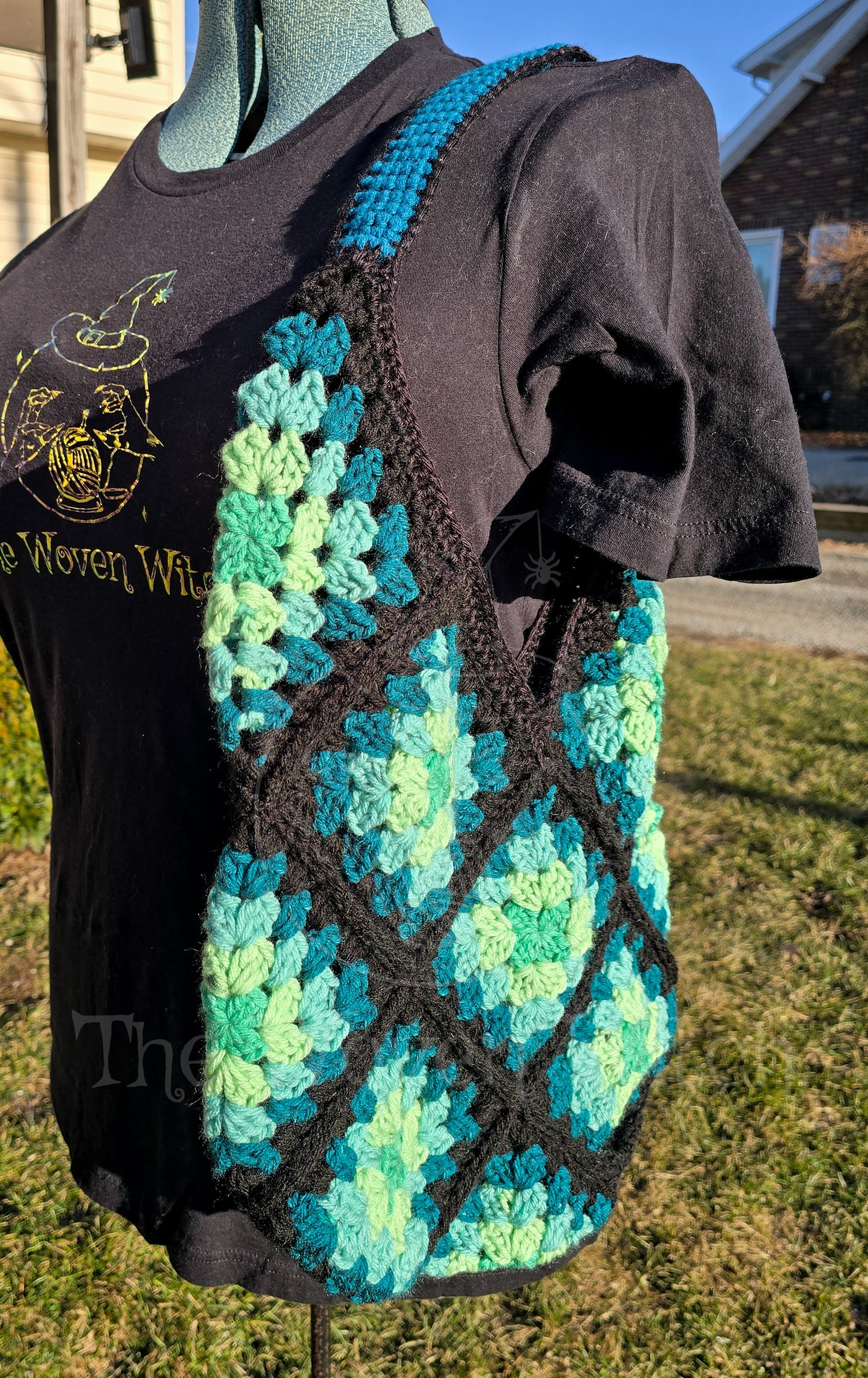 Granny square bag - unlined