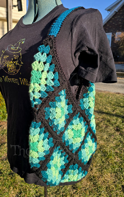 Granny square bag - unlined