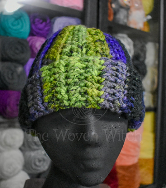 Chunky crochet beanie