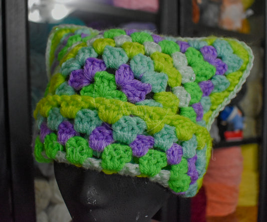 Granny Stitch Cat Hat