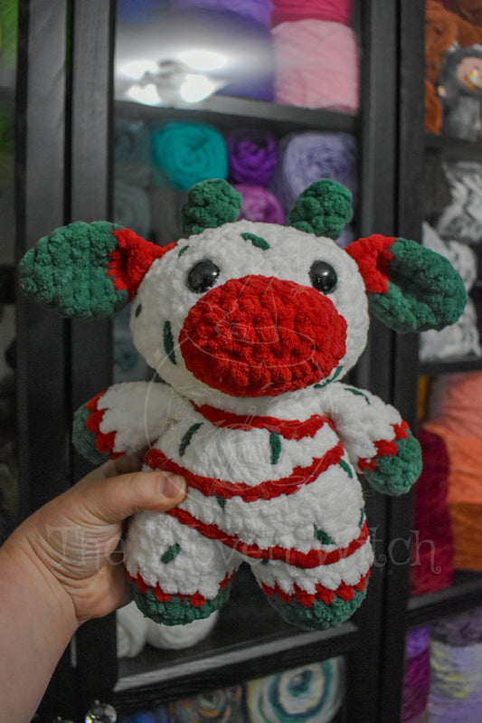 Christmas Tree Cake Cow