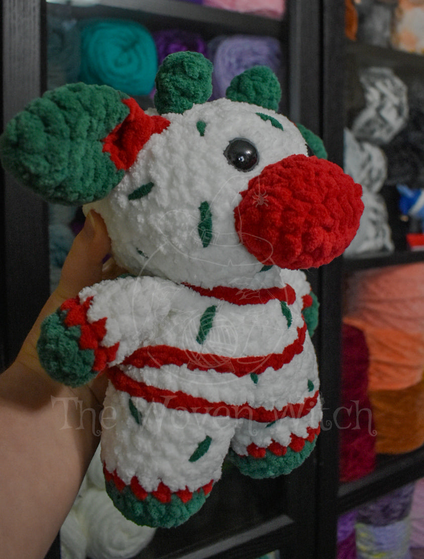 Christmas Tree Cake Cow